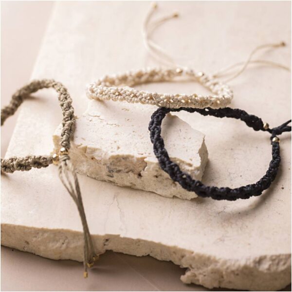 Workshoppakket macramé armbandjes