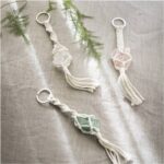 workshoppakket macramé sleutelhangers