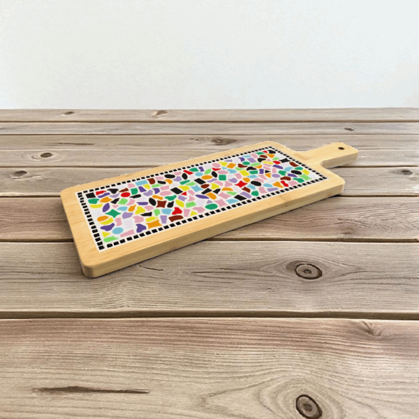 Borrelplank mozaïek kleurenmix