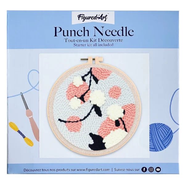 Workshoppakket punchneedle bloesemtak