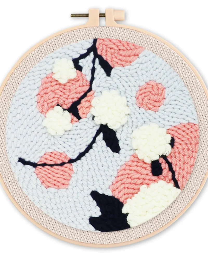 Workshoppakket punchneedle bloesemtak