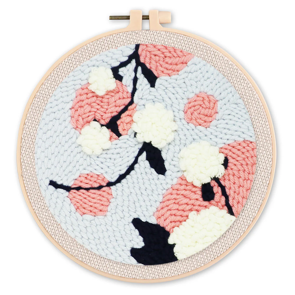 Workshoppakket punchneedle bloesemtak