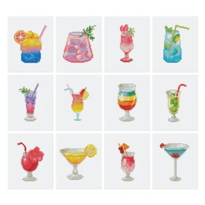 workshoppakket diamond painting cocktails