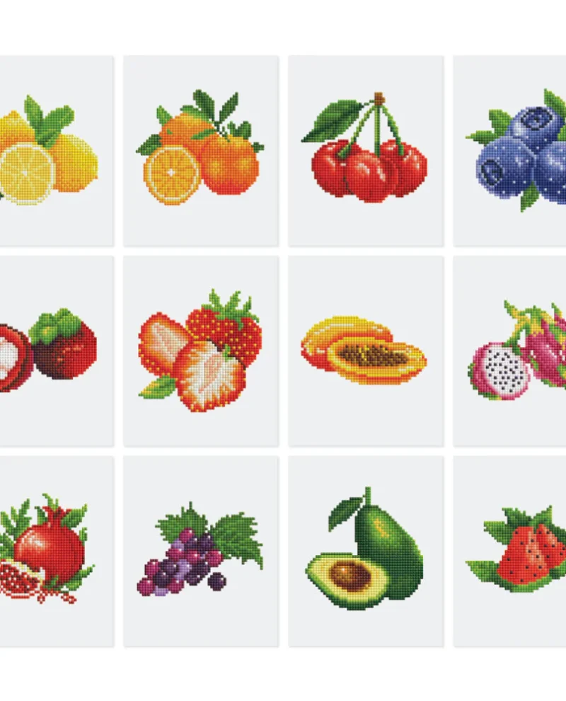 workshoppakket diamond painting fruit