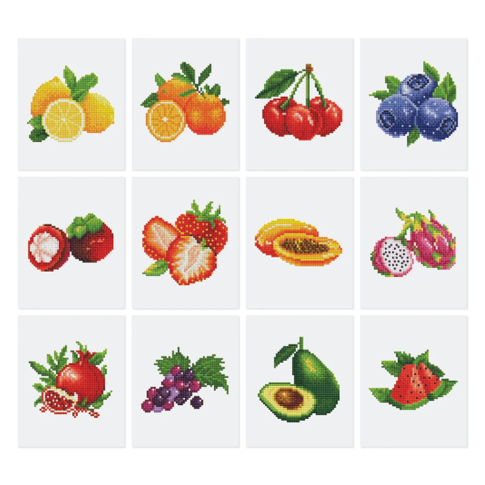 workshoppakket diamond painting fruit