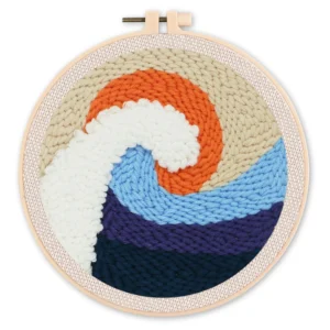 Punchneedle golven - Workshoppakket