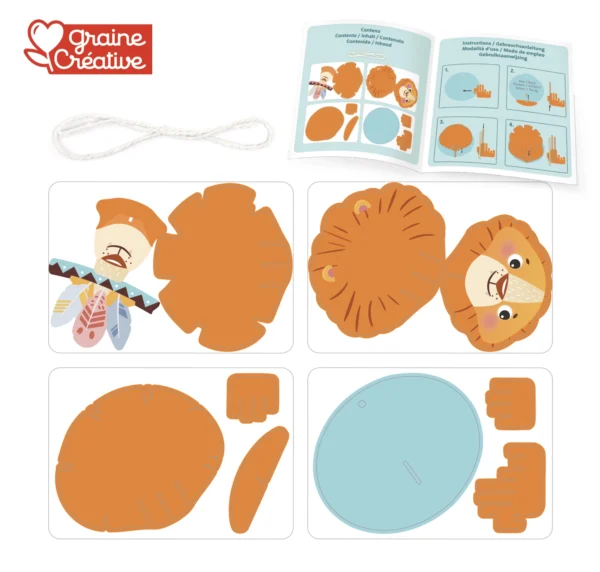 Workshop pakket kartonnen kinderkamer decoratie