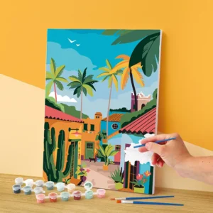 schilderen op nummer Mexicaans dorp