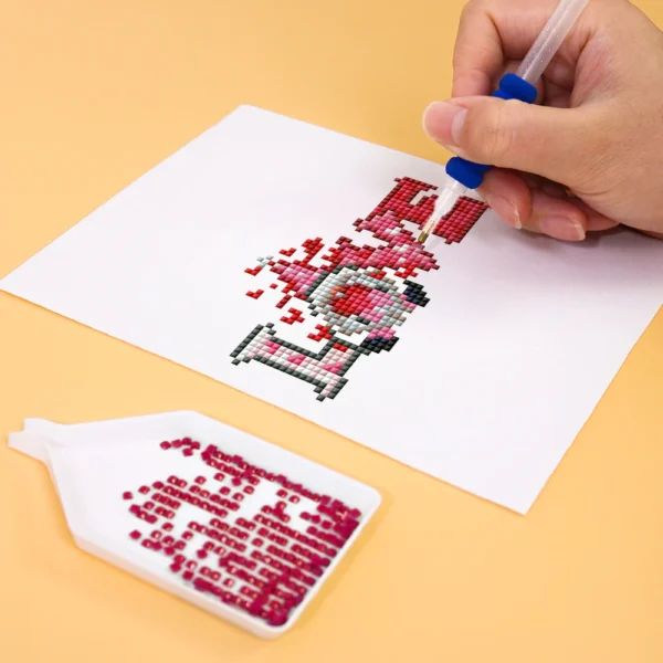 Workshoppakket punchneedle - romantisch 3