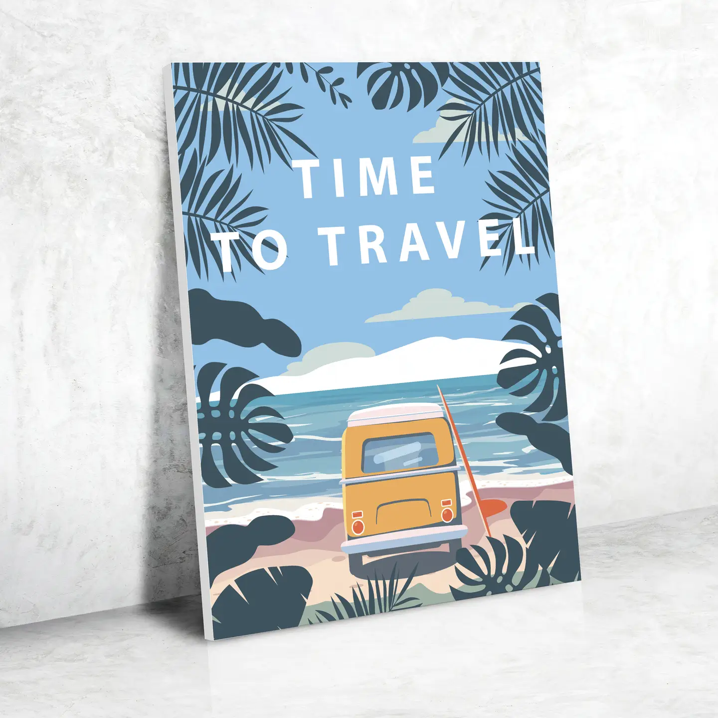 schilderen op nummer time to travel