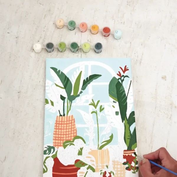 workshoppakket schilderen op nummer 20x30cm